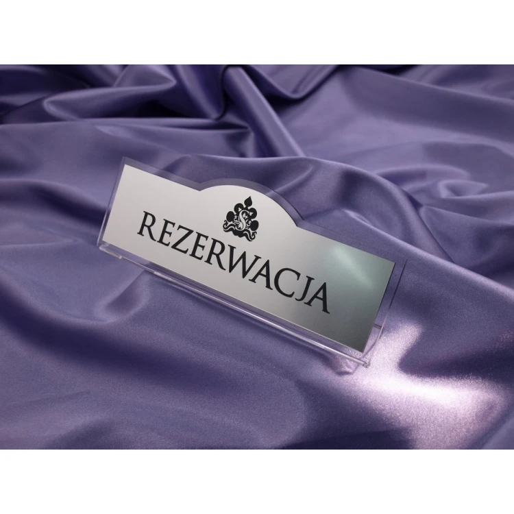 Reservierung - Tischständer 180x67mm SILBER - REZ002