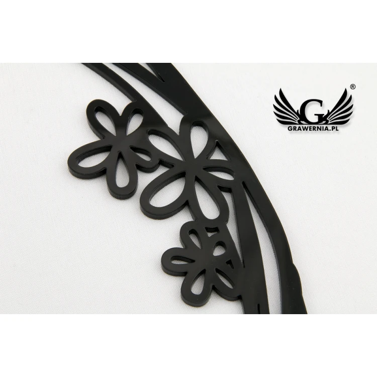 Dekorative Rosette - Willkommen - ROZ007