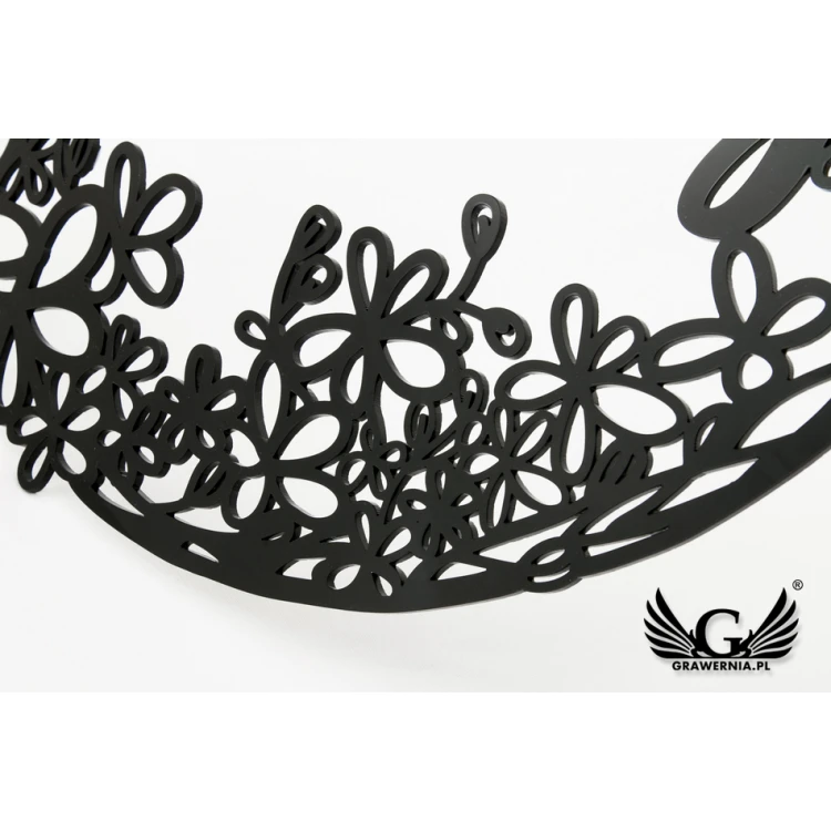 Dekorative Rosette - Willkommen - ROZ007