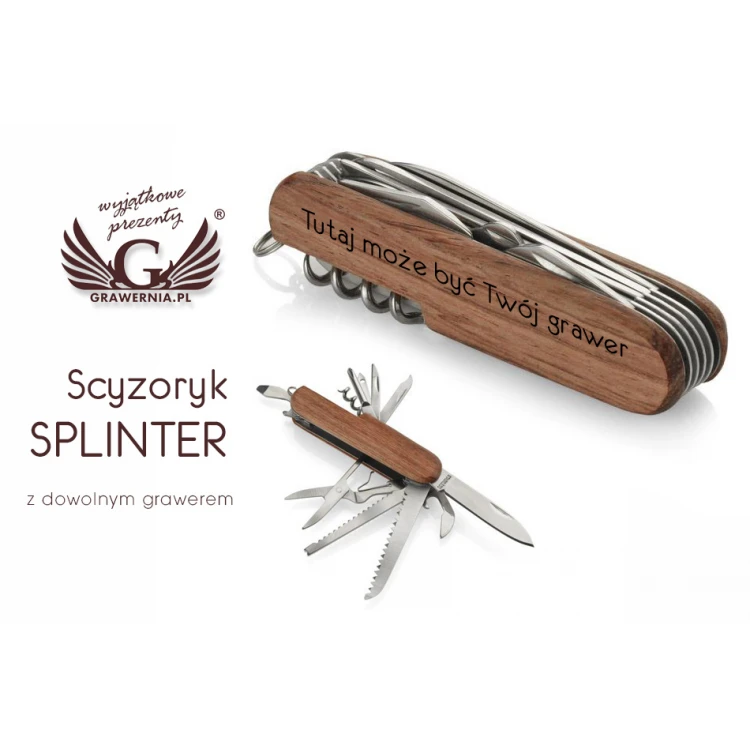 Taschenmesser SPLINTER mit individueller Gravur - BP111