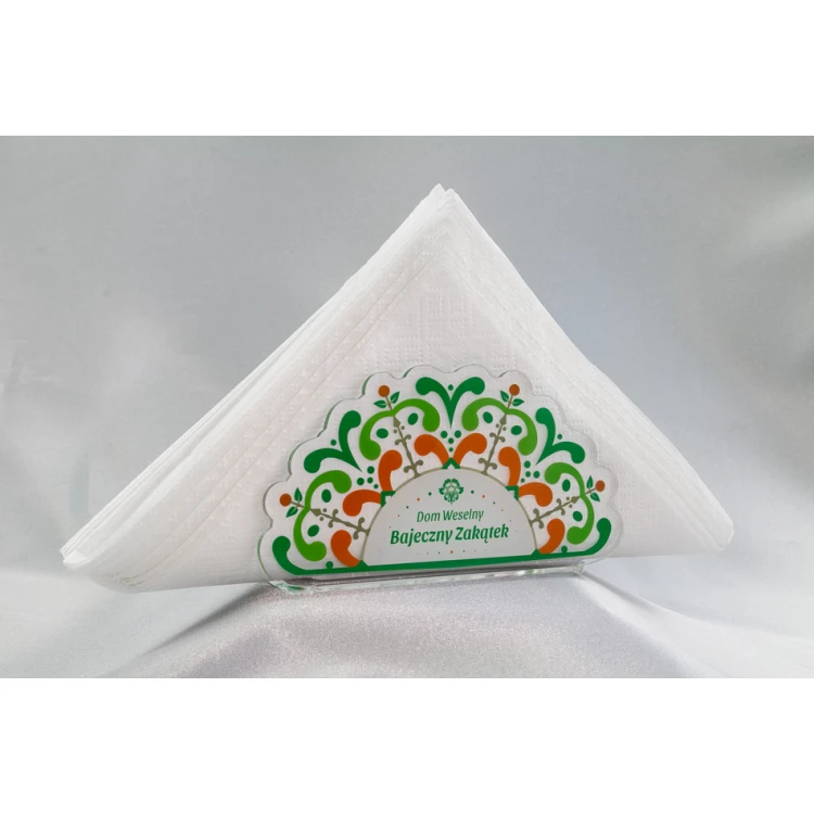 Akryl-Serviettenhalter mit individueller Grafik - UV-Druck - SA004