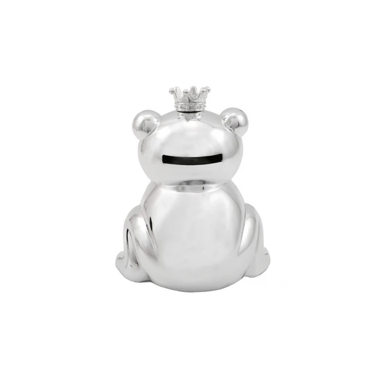 Sparschwein Frosch mit beliebiger Widmung - Andenken an die Heilige Taufe - SKR003
