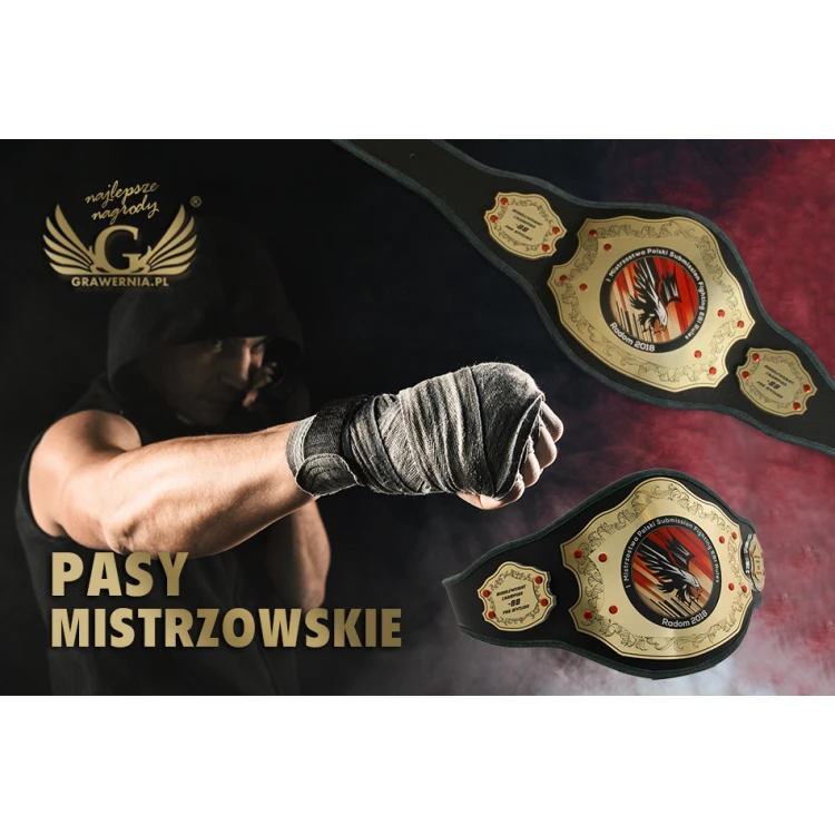 MITTELGROßER MEISTERGÜRTEL CHAMPION - P040