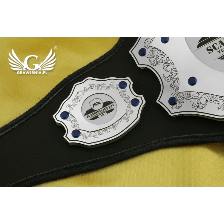 MITTELGROßER MEISTERGÜRTEL JUI JITSU CHAMPION - P037