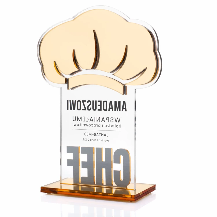 Akrylstatuette für den Koch Chef - Höhe 200mm - DTA096