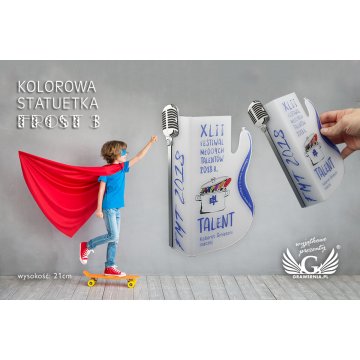Akrylstatuette - FROST 3 - Modell DTA47 - Höhe 21cm - UV-Druck