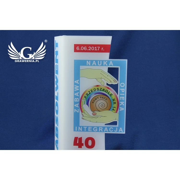 Akrylstatuette - FROST - Modell DTA35 - Höhe 20cm - UV-Druck