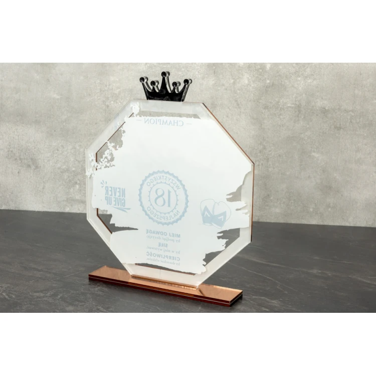 Acrylstatuette Glamour - Geschenk zum 18. Geburtstag - Höhe 150mm - DTA067