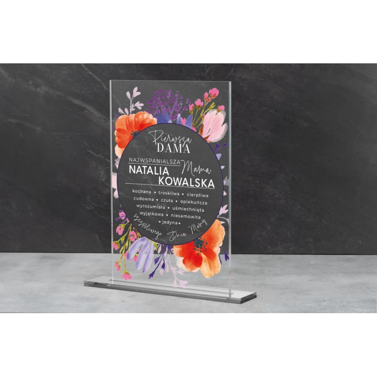 Akrylstatuette - Geschenk für Mama - Höhe 240mm - DTA069