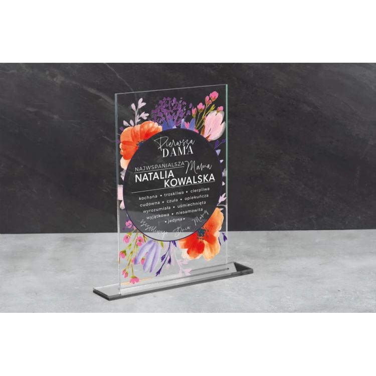 Akrylstatuette - Geschenk für Mama - Höhe 240mm - DTA069
