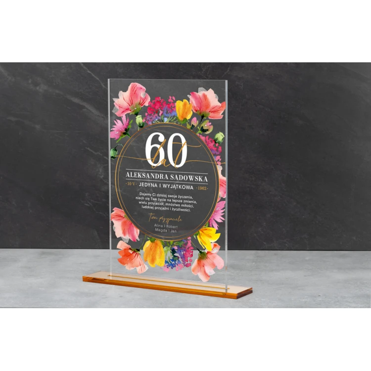 Akrylstatuette - Jubiläumsgeschenk - Höhe 240mm - DTA068