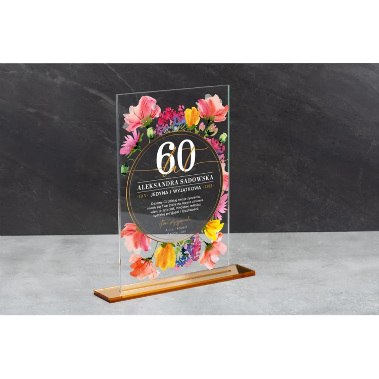Akrylstatuette - Jubiläumsgeschenk - Höhe 240mm - DTA068