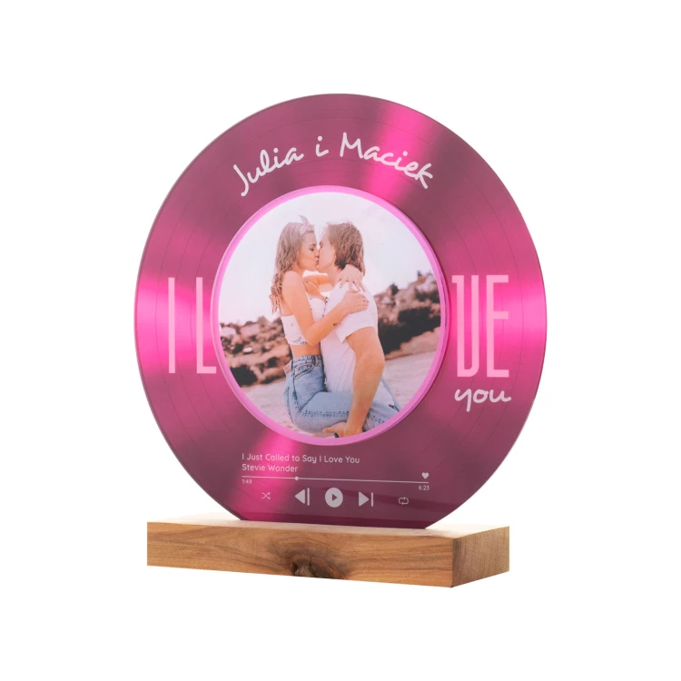 Statue mit Foto und Song - Vinylplatte - DTA092
