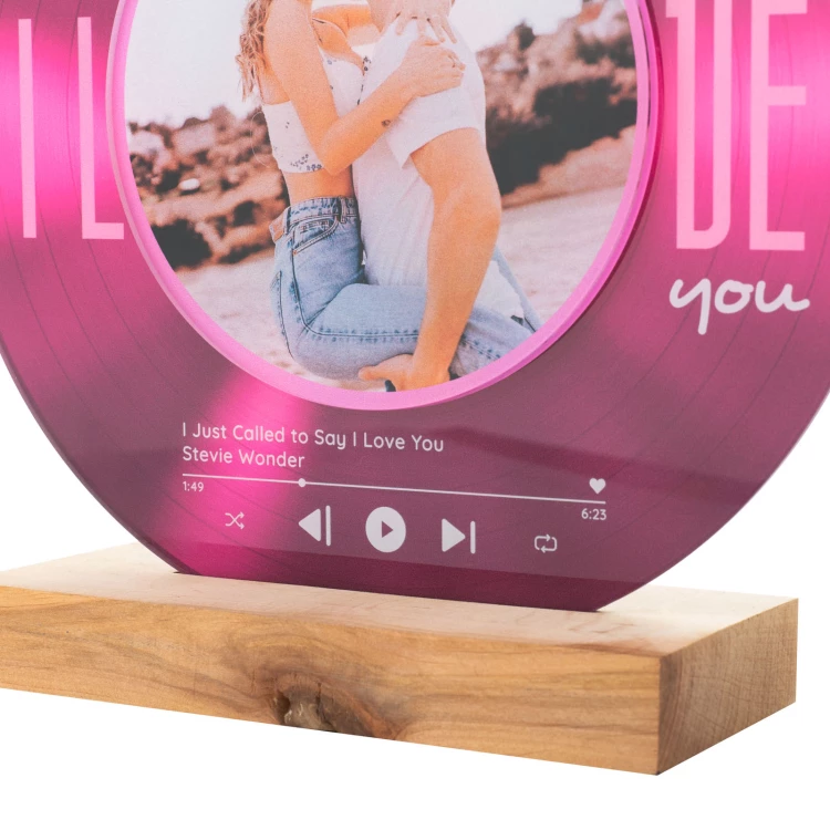Statue mit Foto und Song - Vinylplatte - DTA092