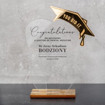 Akrylstatuette Zahn - Höhe 200mm - DTA086