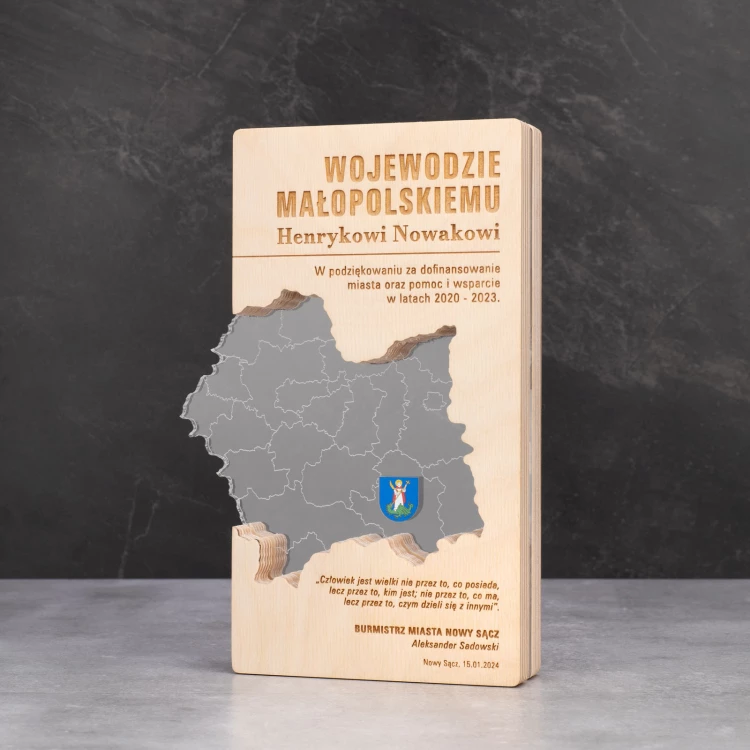 Holzstatuette - Dank für seine Hilfe und Unterstützung - Höhe 22cm - DTA114