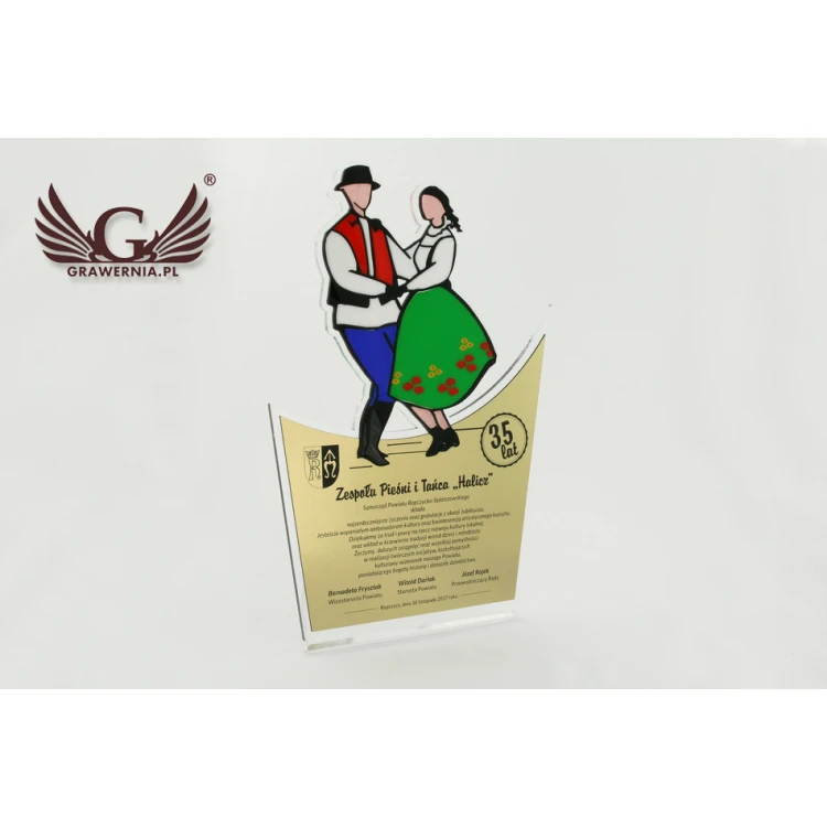 FOLKLORE-FIGUR PAAR 2 - Modell DTA43 - Höhe 33,5 cm