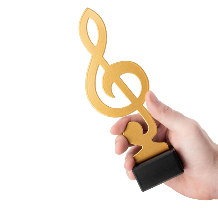 Metallstatuette für Musiker - Höhe 210mm - SML007