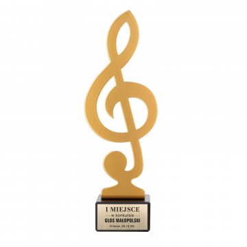 Metallstatuette für Musiker - Höhe 210mm - SML007