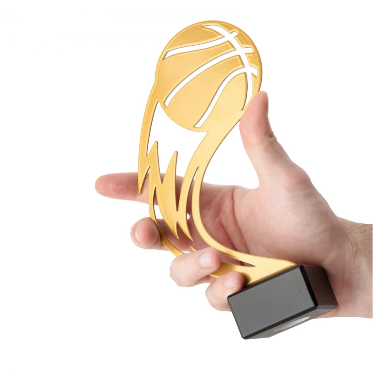 Metallstatuette Basketball - Höhe 200mm - SML006
