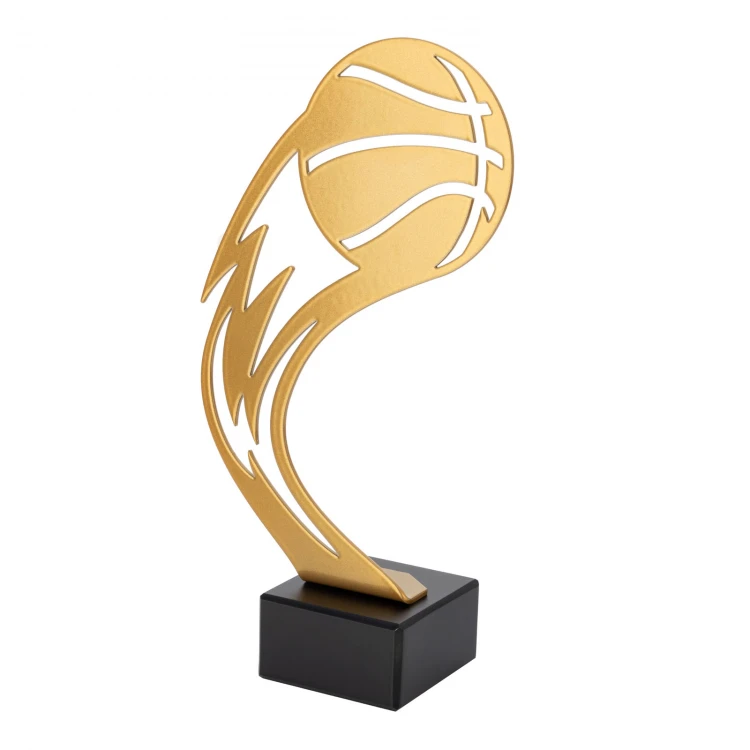 Metallstatuette Basketball - Höhe 200mm - SML006
