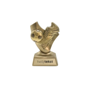 Fußball Statuette 2 - attraktive Figur aus Guss mit Ihrer Gravur - Höhe 10cm - FOL057