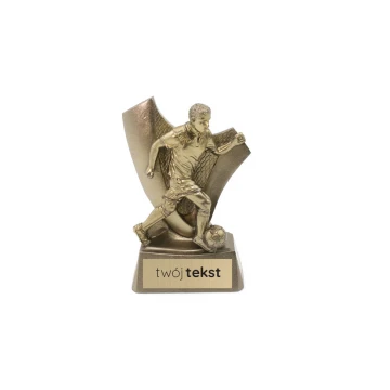 Fußballspieler Statuette - attraktive Figur aus Guss mit Ihrer Gravur - Höhe 10cm - FOL055