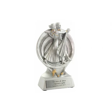 Statuette Tänzer - attraktive gegossene Figur - Höhe 15,5 cm - FOL009