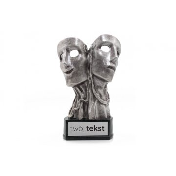 Statue Theater 2 - attraktive gegossene Figur - Höhe 19cm - FOL062