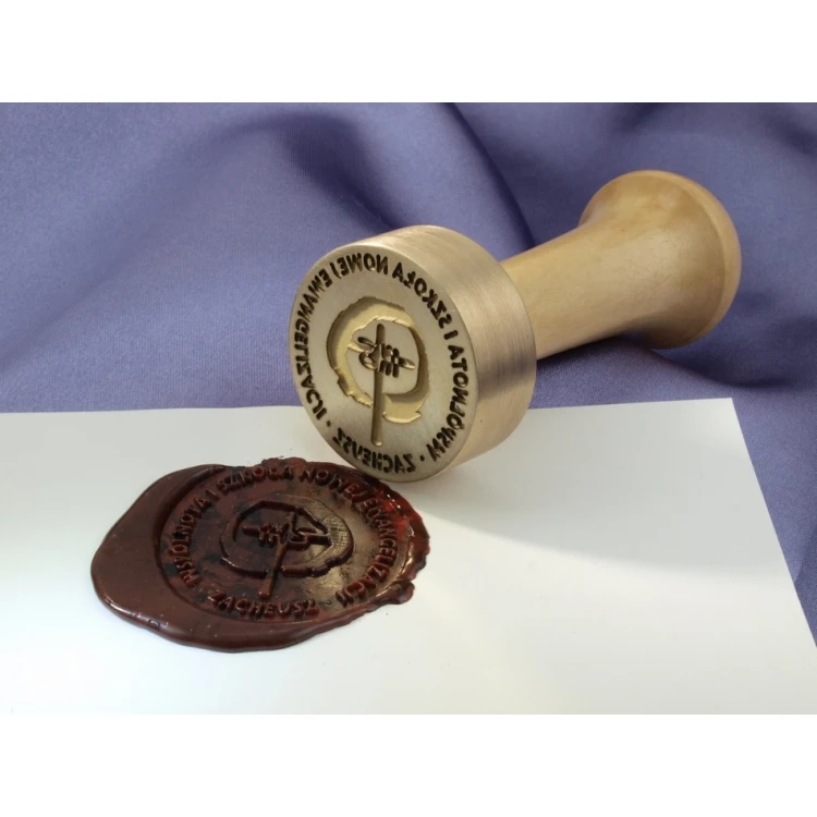 38mm Messinglackstempel