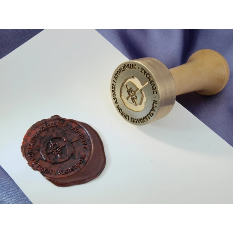 38mm Messinglackstempel