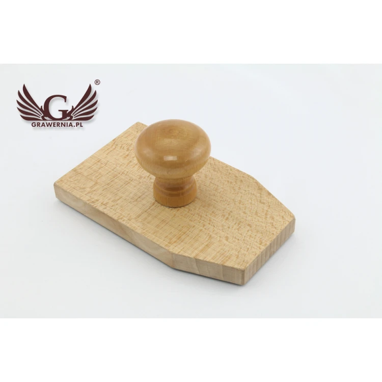 Stempel zum Abdrücken in Tinte - Abmessungen des Abdrucks 147x85mm