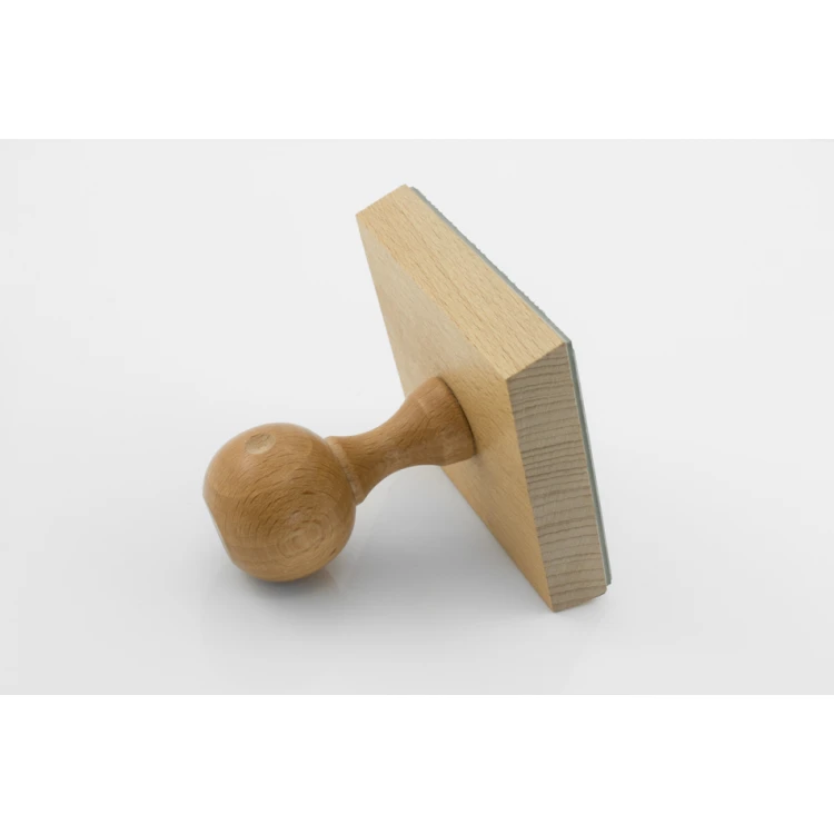 Stempel zum Abdrücken in Tinte - Abdruckmaße: 80x80mm