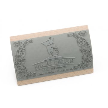 Stempel zum Abdrücken in Tinte - Abmessungen des Abdrucks 190x95mm - SG005
