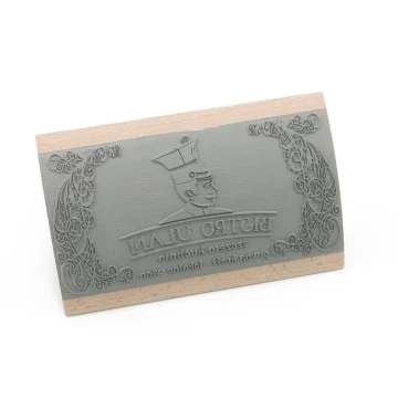 Stempel zum Abdrücken in Tinte - Abmessungen des Abdrucks 190x95mm - SG005