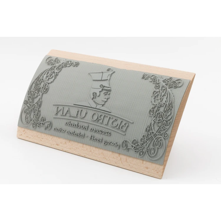 Stempel zum Abdrücken in Tinte - Abmessungen des Abdrucks 190x95mm - SG005