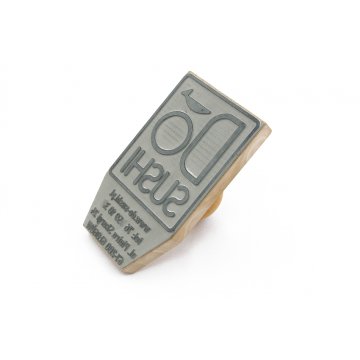 Stempel zum Abdrücken in Tinte - Abmessungen des Abdrucks 147x85mm