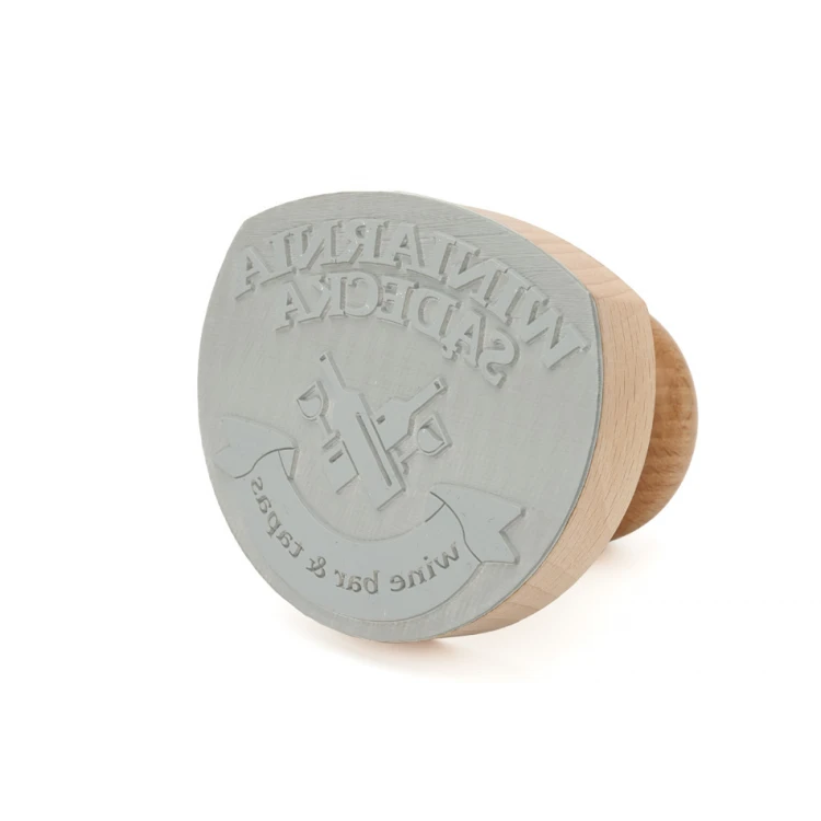 Stempel für Papiertüten zum Abdrücken in Tinte - Abdruckmaße: 85x85mm