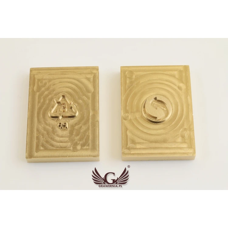 Stempel für Heiß- und Kaltprägung von Logos - Matrizengröße: 25x35mm - CNC