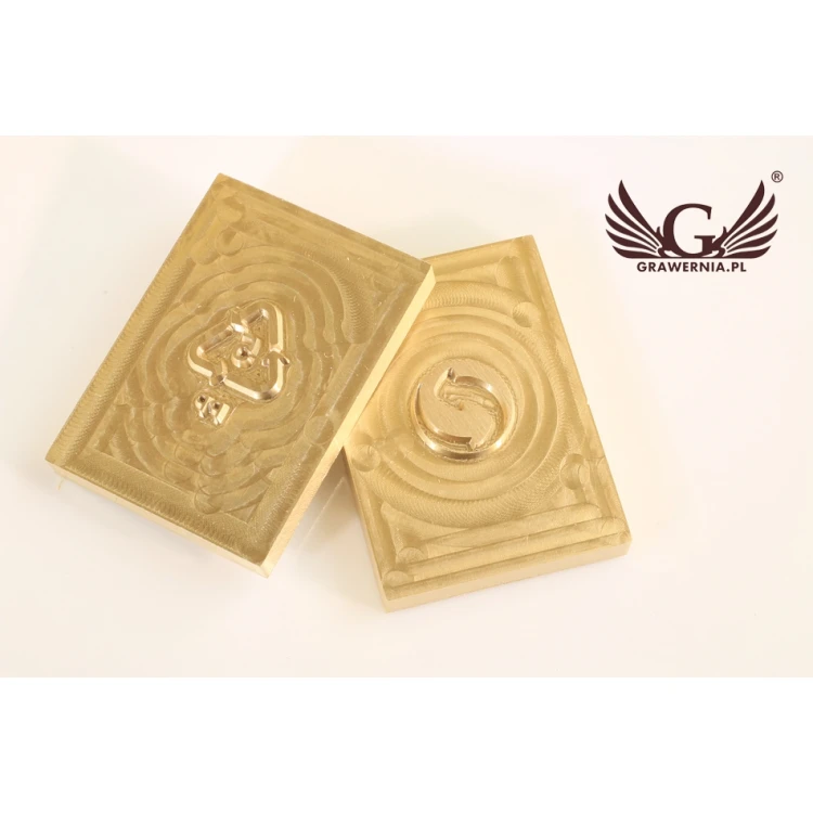 Stempel für Heiß- und Kaltprägung von Logos - Matrizengröße: 25x35mm - CNC