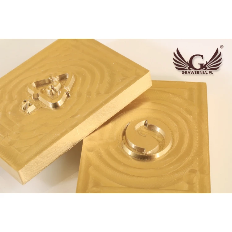 Stempel für Heiß- und Kaltprägung von Logos - Matrizengröße: 25x35mm - CNC