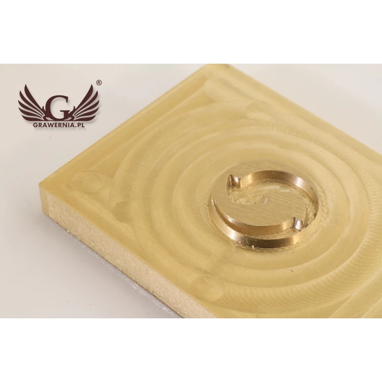 Stempel für Heiß- und Kaltprägung von Logos - Matrizengröße: 25x35mm - CNC