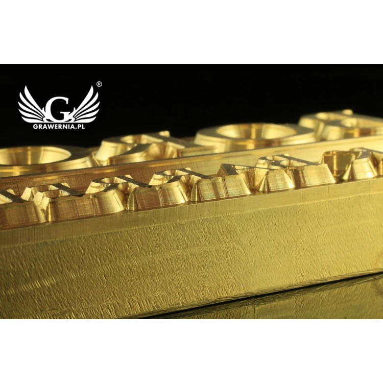 Stampfer zum Prägen von Logos im Heiß- und Kaltverfahren - Matrizengröße: 95x45mm - CNC