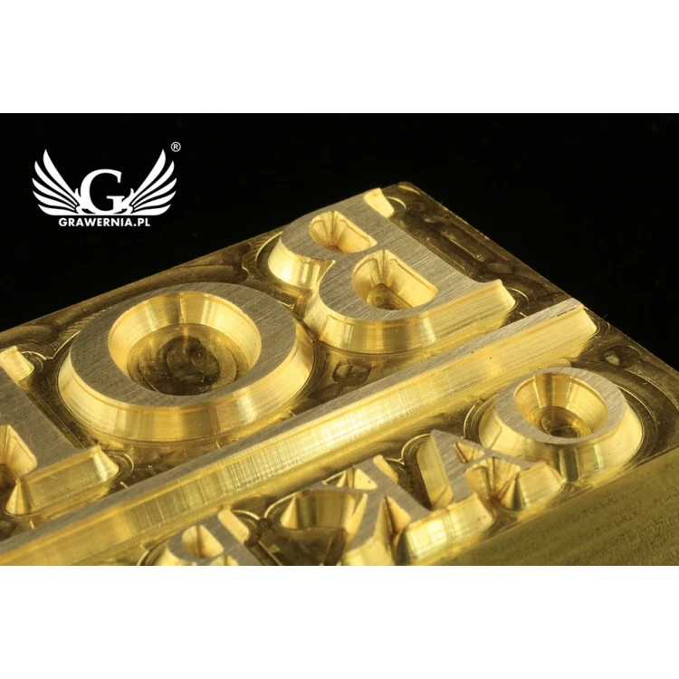 Stampfer zum Prägen von Logos im Heiß- und Kaltverfahren - Matrizengröße: 95x45mm - CNC
