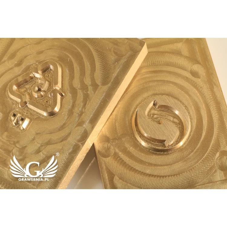 Stempel für Heiß- und Kaltprägung von Logos - Matrizengröße: 25x35mm - CNC