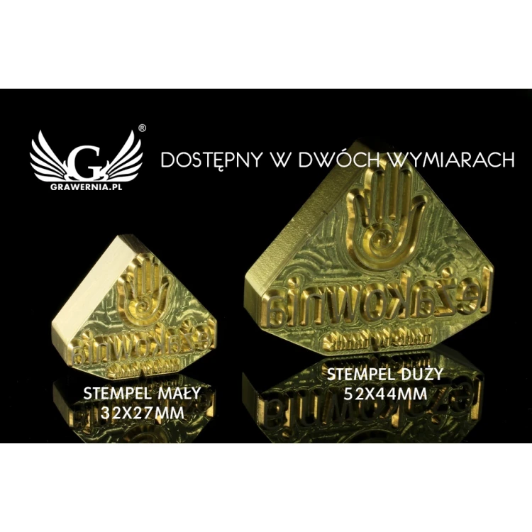 Stampf für das Prägen von Logos im Heiß- und Kaltverfahren - Matrizengröße 32x27mm oder 44x52mm - CNC