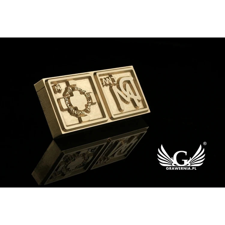 Stampfer zum Prägen von Logos im Heiß- und Kaltverfahren - Matrizengröße: 72x31mm - CNC