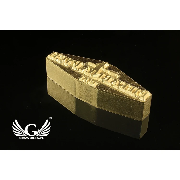 Stempel für Heiß- und Kaltprägung von Logos - Matrizengröße: 67x23mm - CNC