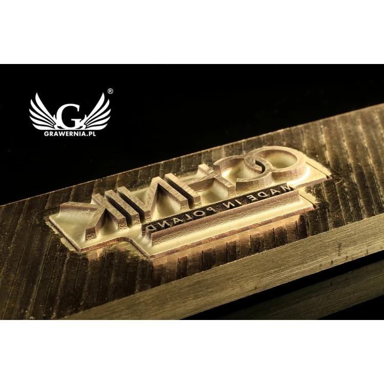 Stampfer zum Prägen von Logos im Heiß- und Kaltverfahren - Matrizengröße: 118x30mm - CNC und Laser