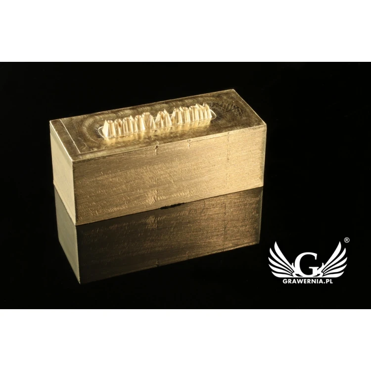 Stempel zum Prägen von Logos im Heiß- und Kaltverfahren - Matrizengröße: 36x15mm - CNC